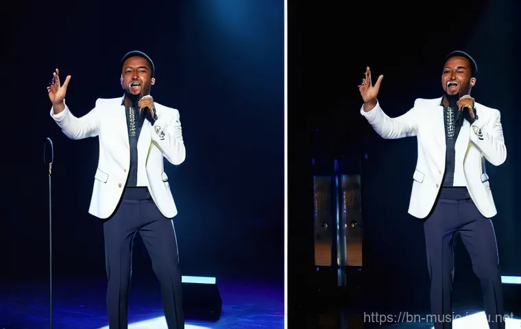 대중음악 보컬 트레이닝 - **Prompt 1: Focused Breathing and Foundation**
    "A young adult female singer, around 22 years old...