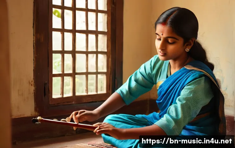 전통 악기 연주 기법 관련 이미지 1